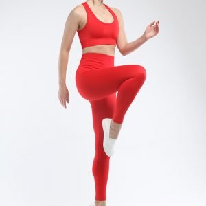 Seamless yoga legging red Super