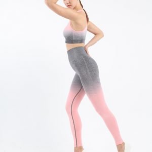 Seamless yoga leggings pink Change